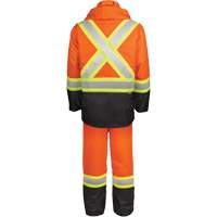 High-Visibility 150-Deniers Rain Suit, Polyester, Small, High Visibility Orange Chandler Sales