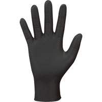 Gants jetables 709B PyraGrip, 7/Petit, Nitrile, 8 mils, Sans poudre, Noir Chandler Sales