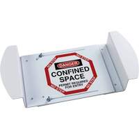 "Danger Confined Space Permit Required For Entry" Manhole Sign, 21" x 30", Polystyrene, English Chandler Sales