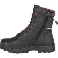 Bottes de travail pour femmes avec protecteur m&eacute;tatarsien flexible &agrave; l'int&eacute;rieur, Cuir, Embout Acier, Taille 5, Imperm&eacute;able Chandler Sales