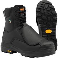 Bottes de travail Vulcan avec protecteur m&eacute;tatarsien &agrave; l'ext&eacute;rieur, Cuir, Taille 5, Imperm&eacute;able Chandler Sales