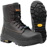 Bottes de travail Metpro Flex avec protecteur m&eacute;tatarsien, Cuir, Taille 4, Imperm&eacute;able Chandler Sales