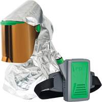 Z-Link Radiant Heat Respirator with Belt Mount & Blower, Facepiece Respirator/Headcover & Faceshield, Lithium-Ion Battery Chandler Sales
