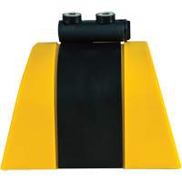 HAZLOK Safety Barrier System, Plastic, Magnetic Mount, 30', Black and Yellow Tape Chandler Sales