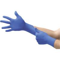 MICROFLEX N21 Disposable Gloves, 6.5/7/Small, Nitrile, 4.7-mil/5.5-mil, Powder-Free, Cobalt, Class 2 Chandler Sales