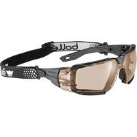 RUSH+ 2.0 XP M/L Safety Glasses with Black & Grey Frame, Copper Lens, Anti-Fog/Anti-Scratch, ANSI Z87+ Chandler Sales