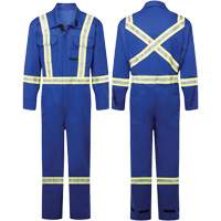 Avenger 9 oz FR Coveralls, Style 109, Men's, Royal Blue, Size 34 Chandler Sales