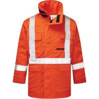 Avenger 9 oz High-Visibility Insulated Parka, Style 515, Men's, X-Small, Orange Chandler Sales