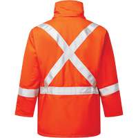 Avenger 9 oz High-Visibility Insulated Parka, Style 515, Men's, X-Small, Orange Chandler Sales