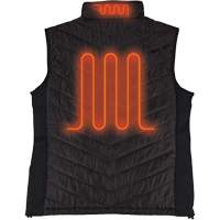 Veste chauffante rechargeable avec batterie externe N-Ferno, Hommes/Unisexe/Femmes, Petit, Noir Chandler Sales