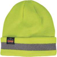 Chapeau d'hiver r&eacute;fl&eacute;chissant en tricot c&ocirc;tel&eacute; N-Ferno, Doublure en Acrylique, Taille unique, Vert lime haute visibilit&eacute; Chandler Sales