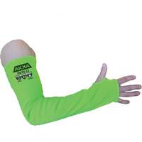 Manchon &agrave; haute protection contre la coupe, PEHP/Polyester/Spandex/Acier inoxydable, 22", ASTM ANSI niveau A6/EN 388 niveau F, Vert Chandler Sales