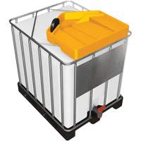 Large 3.9 Gal. Yellow Chemically-Resistant Polyethylene IBC Funnel Chandler Sales