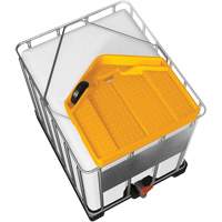 Large 3.9 Gal. Yellow Chemically-Resistant Polyethylene IBC Funnel Chandler Sales