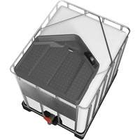Large 3.9 Gal. Grey Chemically-Resistant Polyethylene IBC Funnel Chandler Sales