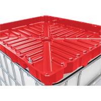 Full Size 30 Gal. Red Chemically-Resistant Polyethylene IBC Funnel Chandler Sales