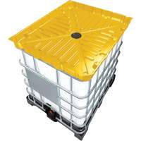 Full Size 30 Gal. Yellow Chemically-Resistant Polyethylene IBC Funnel Chandler Sales