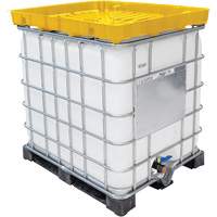 Full Size 30 Gal. Yellow Chemically-Resistant Polyethylene IBC Funnel Chandler Sales