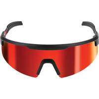 Lunettes de s&eacute;curit&eacute; enveloppantes, Lentille Rouge/Miroir, Anti-&eacute;gratignures, ANSI Z87+/R&eacute;pond ou surpasse la norme CSA Z94.3 Chandler Sales