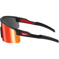 Lunettes de s&eacute;curit&eacute; enveloppantes, Lentille Rouge/Miroir, Anti-&eacute;gratignures, ANSI Z87+/R&eacute;pond ou surpasse la norme CSA Z94.3 Chandler Sales