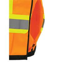 Pioneer&reg; 6750 5-PointTear-Away Surveyor's Vest, High Visibility Orange, Small, Poly-Cotton Chandler Sales