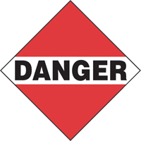 Danger Mixed Load TDG Placard, Plastic Chandler Sales
