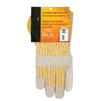 Standard-Duty Dry-Palm Fitters Gloves, Large, Grain Cowhide Palm, Cotton Inner Lining Chandler Sales
