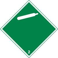 Plaque-&eacute;tiquette TMD pour gaz inflammable, Vinyle adh&eacute;sif Chandler Sales