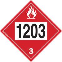 1203 Gasohol & Gasoline Flammable Liquid TDG Placard, Plastic Chandler Sales