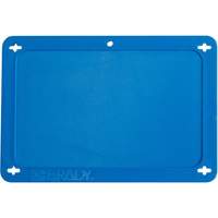 &eacute;tiquette vierge pour vanne, Plastique, 4-3/4" la x 3-1/4" h Chandler Sales