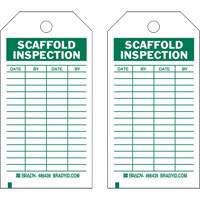 Inspection Record Tags, Polyester, 4" W x 7" H, English Chandler Sales