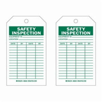 Safety Inspection Tags, Polyester, 4" W x 7" H, English Chandler Sales