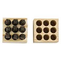 Number Steel Stamp Punch Set, # 4/6/3/2/1/8/9/7/5, 1/4" Chandler Sales