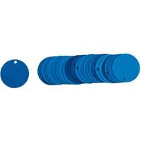 Blank Round Valve Tags, Aluminum, 2" dia Chandler Sales