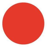 Round Write-On Labels, Circle, 1.5" L x 1.5" W, Red Chandler Sales