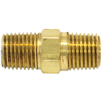 RACCORD HEXAGONAL,1/4"-1/4"NPT,LAITON, Laiton Chandler Sales