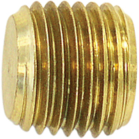 Pipe Plug (Counter Sunk Hex Head), 1/8" Dia., Brass Chandler Sales