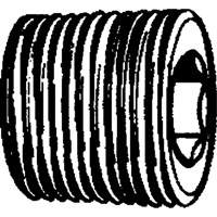 Pipe Plug (Counter Sunk Hex Head), 1/8" Dia., Brass Chandler Sales