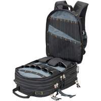 75-Pocket Tool Backpacks, 13" L x 17-1/2" W, Black, Nylon Chandler Sales