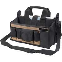 Center Tray Tool Bag, Canvas, 16 Pockets, Black Chandler Sales