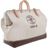 Sac &agrave; outils robuste de 18", Toile, 1 pochettes, Beige Chandler Sales