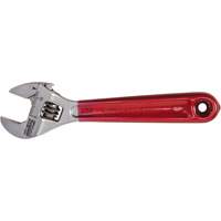 Adjustable Wrench, 4-1/2" L, 1/2" Max Width, Chrome/Polished Chandler Sales