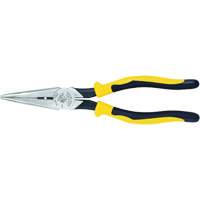 Long-Nose Pliers, HD Side Cutters/Stripping, Journeyman Handle, 8-9/16" L, 2-3/8" Capacity Chandler Sales