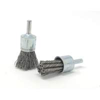Brosse mont&eacute;e &agrave; fils ondul&eacute;s, 3/4" dia., dia. Des fils 0,014", Tige 1/4" Chandler Sales