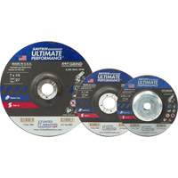Meule Saitech Ultimate Performance, 4-1/2" x 1/4", Arbre 7/8", Oxyde d'aluminium/C&eacute;ramique, Type 27 Chandler Sales