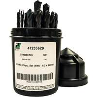 Heavy-Duty Drill Bit Set , 29 Pieces, High Speed Steel Chandler Sales