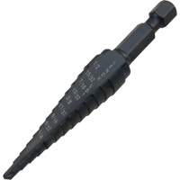 Foret &eacute;tag&eacute; no 1, 1/8" - 1/2", Incr&eacute;ments de 1-3/2", Acier rapide Chandler Sales