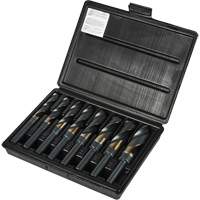 Foret &agrave; mandrin raccourci, 5/8", Acier rapide, Cannelure 3", Pointe de 135° Chandler Sales