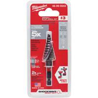 Foret &eacute;tag&eacute; #3 Shockwave Impact Duty, 3/16" - 3/4", Incr&eacute;ments de 1/16", Titane Chandler Sales