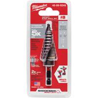 Foret &eacute;tag&eacute; #8 Shockwave Impact Duty, 1/2" - 1", Incr&eacute;ments de 1/16", Titane Chandler Sales